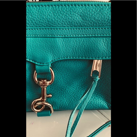 Turquoise Rebecca Minkoff M.A.C. Crossbody - Picture 4 of 9